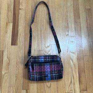 Vera Bradley Pink and Black Shoulder Bag with Elegant Design